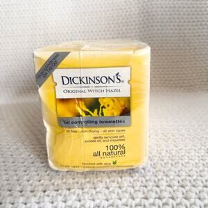 Dickinsons New 4 Pack Oil Controlling On The Go Witch Hazel Towelletes Sealed